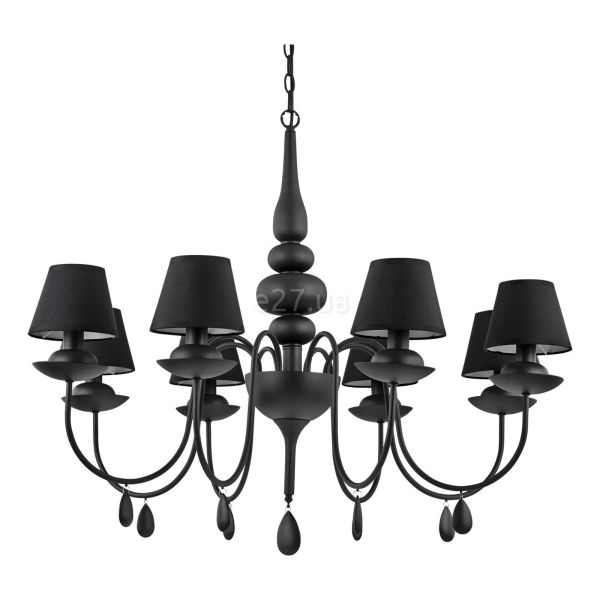 Люстра Ideal Lux 111896 Blanche SP8 Nero