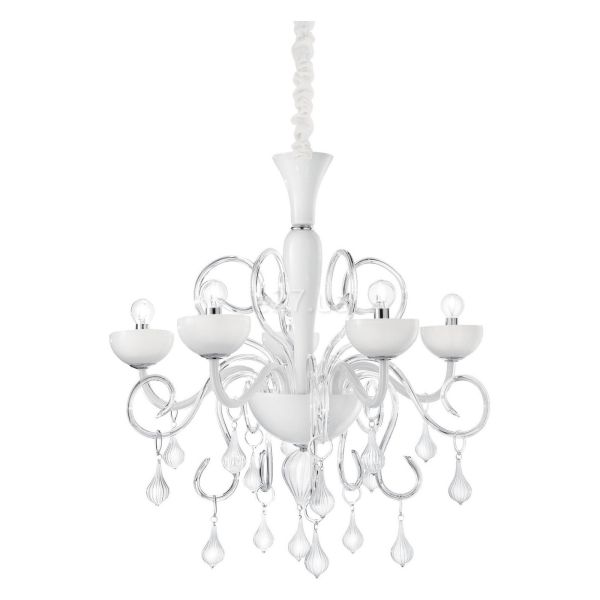 Люстра Ideal Lux 22789 Lilly SP5 Bianco