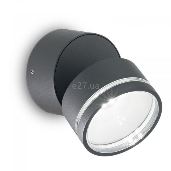 Бра Ideal Lux 247076 Omega AP Round Antracite 3000K