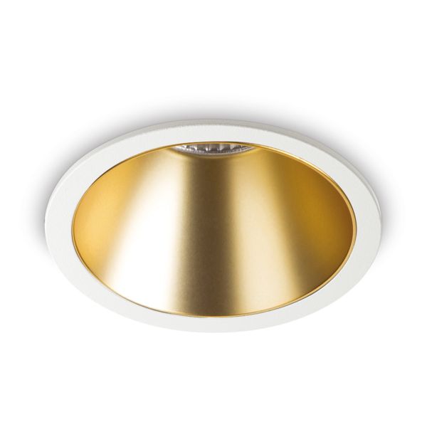 Точечный светильник Ideal Lux 341392 Game Trim Round 20w 2700k Wh Gd