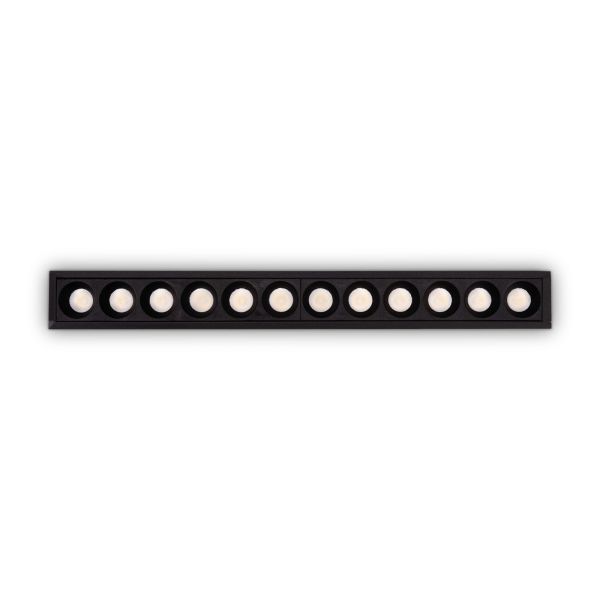 Точечный светильник Ideal Lux 341682 Lika Fi Slim 20w 2700k Bk