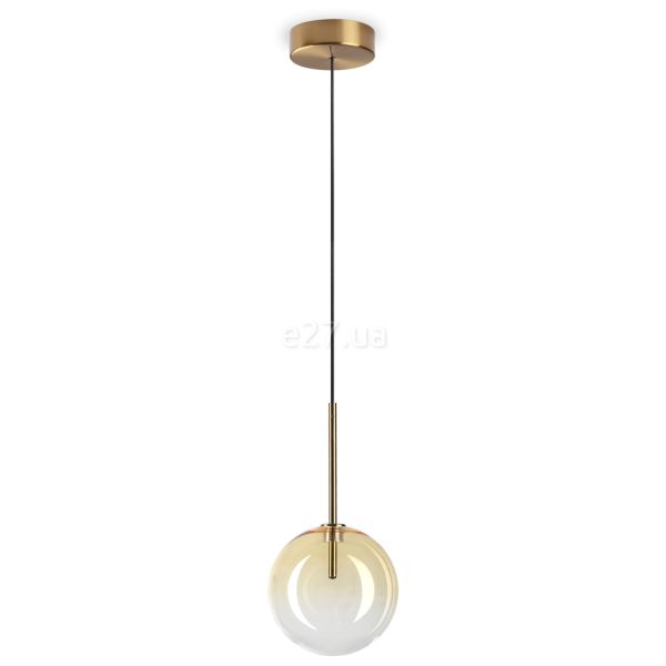 Подвесной светильник Ideal Lux 345345 Equinoxe Sp1 D15 Ambra Sfumato