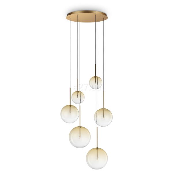 Подвесной светильник Ideal Lux 345406 Equinoxe Sp6 Ambra Sfumato