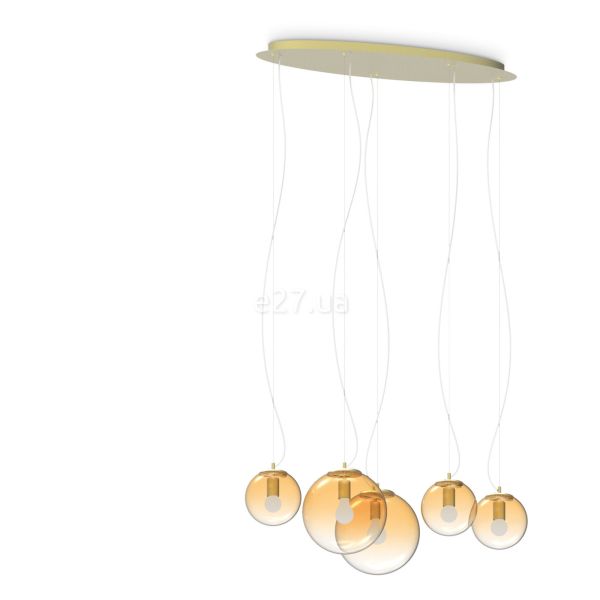 Подвесной светильник Ideal Lux 346588 Mapa Clear Sp5 Ambra
