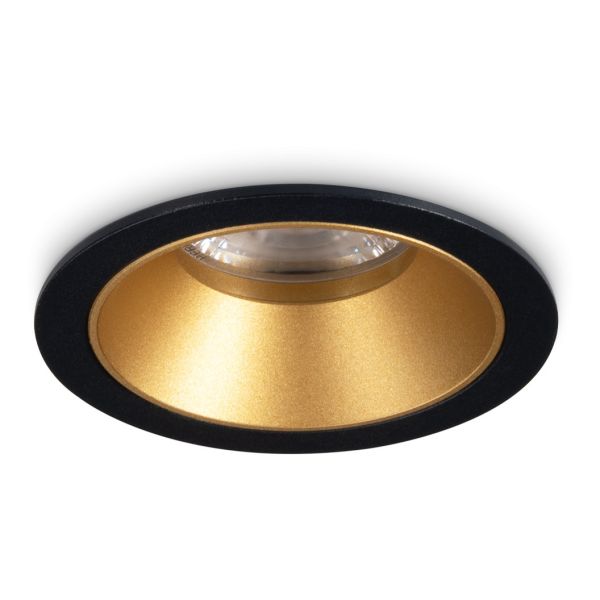 Точечный светильник Ideal Lux 349077 Game Trim Round 05w 3000k Bk Gd