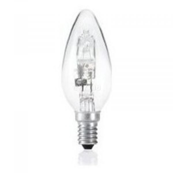 Лампа галогенна  сумісна з димером Ideal Lux 39510 потужністю 28W. Типорозмір — B35 з цоколем E14, 