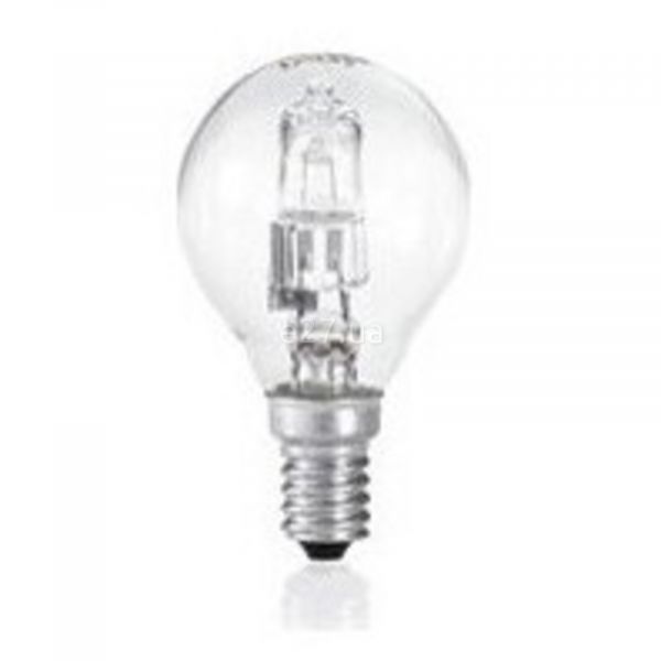 Лампа галогенная  диммируемая Ideal Lux 39534 мощностью 28W. Типоразмер — P45 с цоколем E14, 