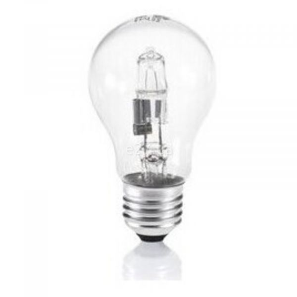 Лампа галогенная  диммируемая Ideal Lux 57620 мощностью 42W. Типоразмер — A55 с цоколем E27, 