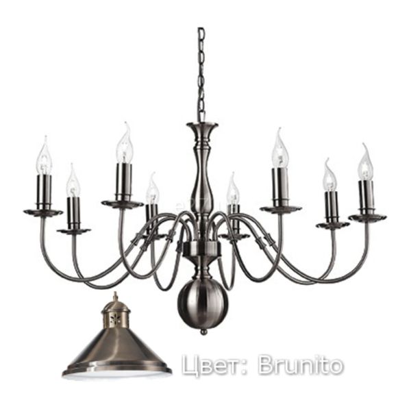 Люстра Ideal Lux 90962 Elizabeth SP8 Brunito