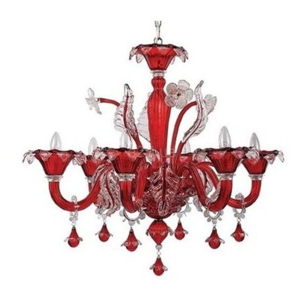 Люстра Ideal Lux 95646 Ca Vendramin SP6 Rosso