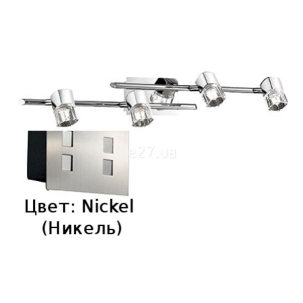 Спот Ideal Lux 95844 Baby PB4 Nickel