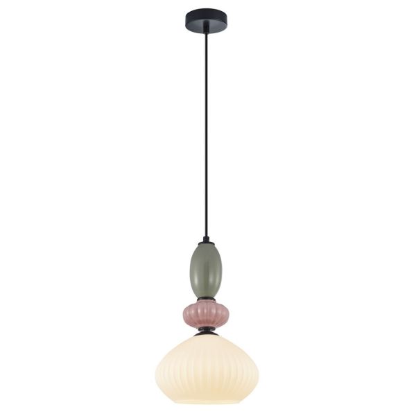 Подвесной светильник Italux PND-36787-1A-BK-WH Altra