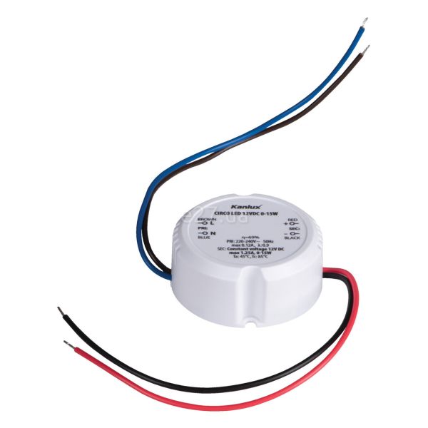 Блок живлення Kanlux 24243 Circo N LED 12VDC 15W