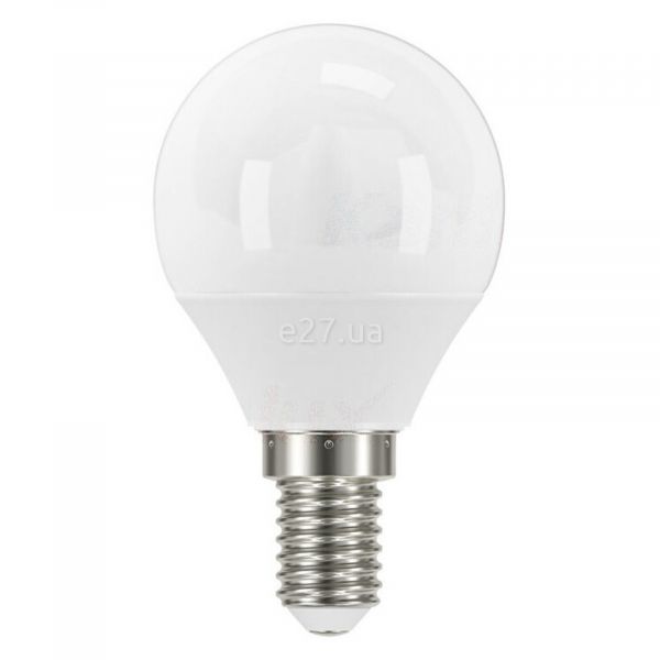 Лампа світлодіодна Kanlux 27301 потужністю 5.5W з серії IQ-LED. Типорозмір — G45 з цоколем E14, температура кольору — 4000K