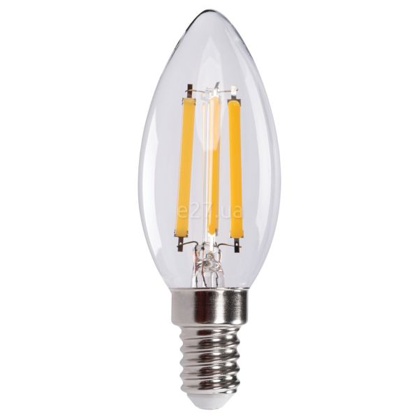 Лампа світлодіодна Kanlux 38416 потужністю 7W з серії XLED. Типорозмір — С35 з цоколем E14, температура кольору — 2700К