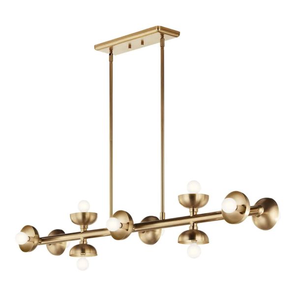 Люстра Kichler KL-PALTA-LP10-CPZ Palta 10 lt Linear Champagne Bronze