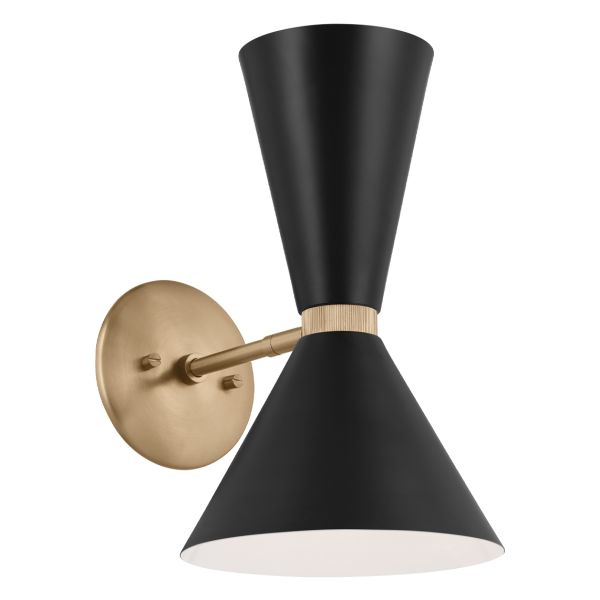 Бра Kichler KL-PHIX-1W-CBB Phix 1 arm, 2 light up and down Champagne Bronze/Black