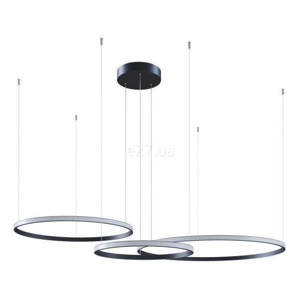 Люстра Kloodi KD-RG MULTI UP 600/800/1000 3K BK Ring Giza Multi Up