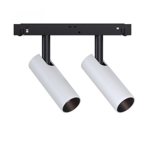Магнітний трековий світильник Kloodi KDMG-SPOT35 2x7W 4K WH