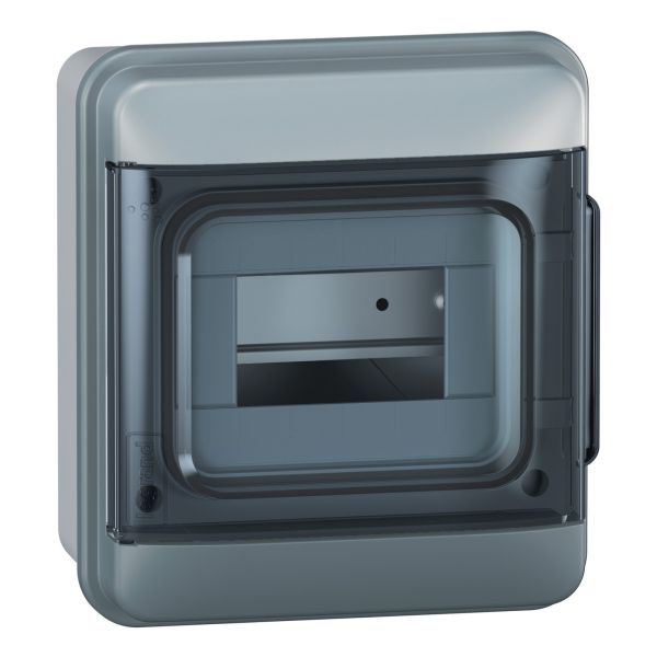 Розподільчий щит Legrand 601886 Plexo S Щиток розподільчий пластиковий IP65 6 модулів з клемами N+Pe