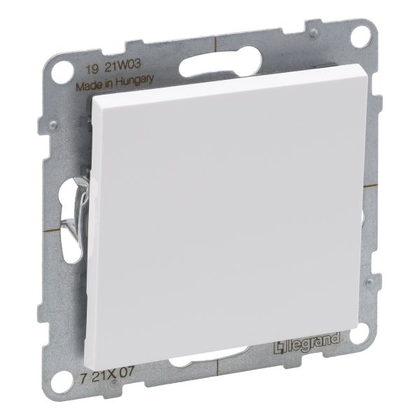 Перемикач перехресний 1-клавішний Legrand 721107 SUNO Перемикач одноклавішний перехресний 10А гвинтові клеми, колір Білий