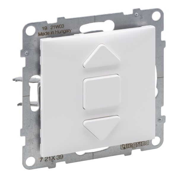 Выключатель для жалюзи Legrand 721139 SUNO Вимикач жалюзі 3-позиційний 6А, 250 В, колір Білий