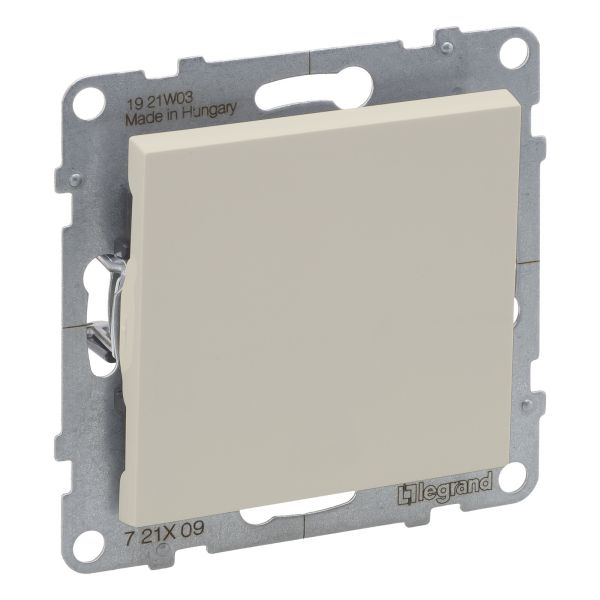 Выключатель без фиксации 1-клавишный Legrand 721209 SUNO Вимикач кнопковий одноклавішний 6А автоматичні клеми