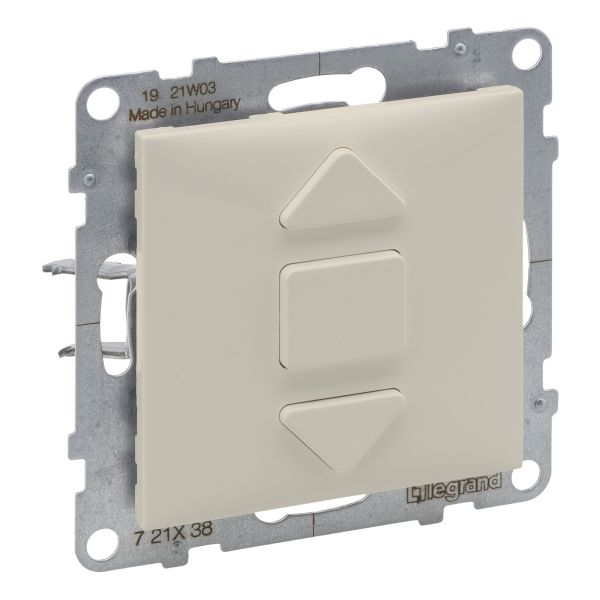 Вимикач для жалюзі Legrand 721238 SUNO Вимикач жалюзі кнопковий 2-позиційний 6А, 250 В