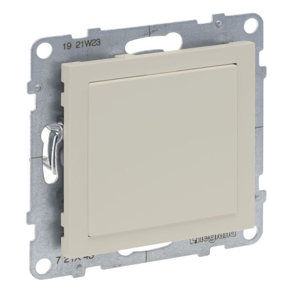 Заглушка Legrand 721243 SUNO Заглушка з адаптером MOSAIC, колір Слонова кістка