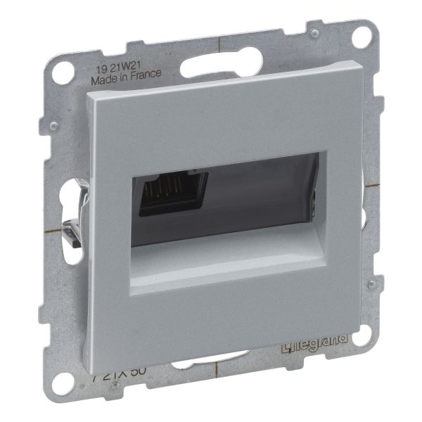 Розетка компьютерная Legrand 721350 SUNO Розетка інформаційна RJ45 CAT5E UTP, колір Алюміній