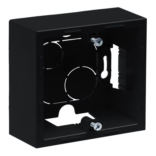 Коробка для зовнішнього монтажу Legrand 721494 SUNO Коробка накладного монтажу 1 пост, колір Чорний