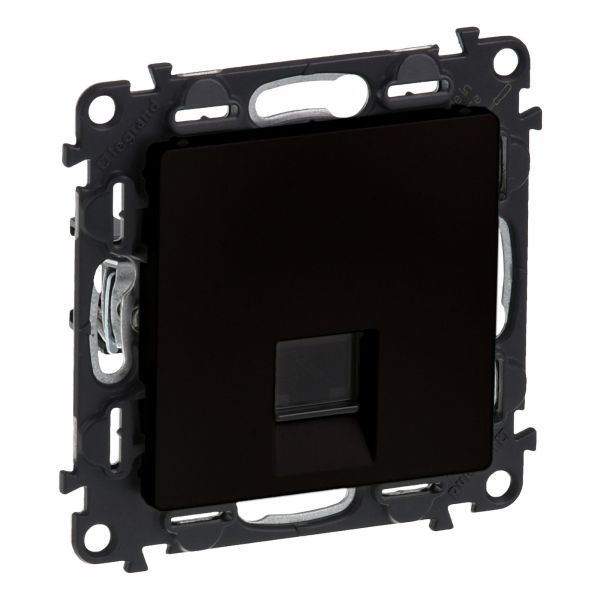 Розетка комп'ютерна Legrand 756340 Valena Life/Allure Valena LIFE Розетка RJ45 Кат.5е UTP. Колір Чорний матовий