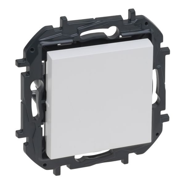 Выключатель 1-клавишный Legrand 863101B NILOE STEP Вимикач одноклавішний 10А автоматичні клеми