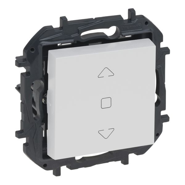 Выключатель для жалюзи Legrand 863143B NILOE STEP Вимикач жалюзі кнопковий 2-позиційний 6А, 250 В