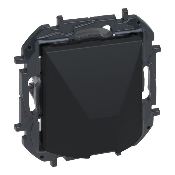 Кабельный вывод Legrand 863429B NILOE STEP Вивід кабелю з фіксатором IP21, колір Сталь