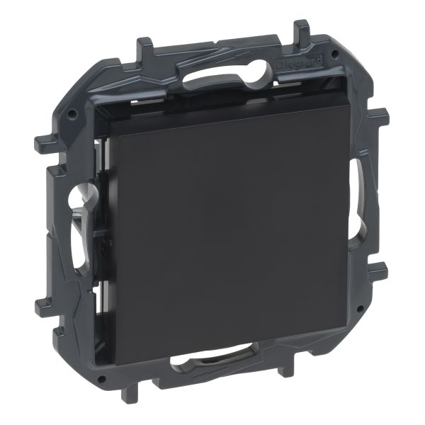 Выключатель 1-клавишный Legrand 863501B NILOE STEP Вимикач одноклавішний 10А автоматичні клеми