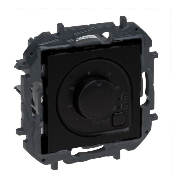 Терморегулятор для теплого пола Legrand 863542B NILOE STEP Термостат для теплої підлоги 16А 230ВА, колір Чорний