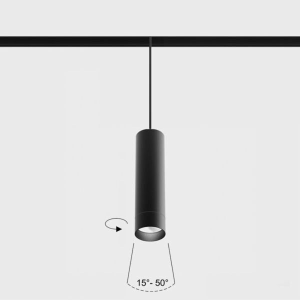 Магнитный трековый светильник LTX 06.0529.13.940.BK.DALI In_line Tub M P 200 Zoom