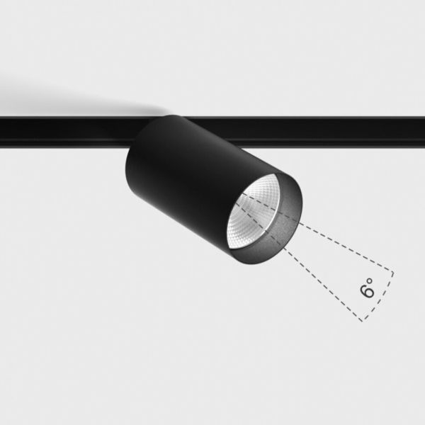 Магнитный трековый светильник LTX 06.0595.9.940.BK.DALI In_line Tub M Nb