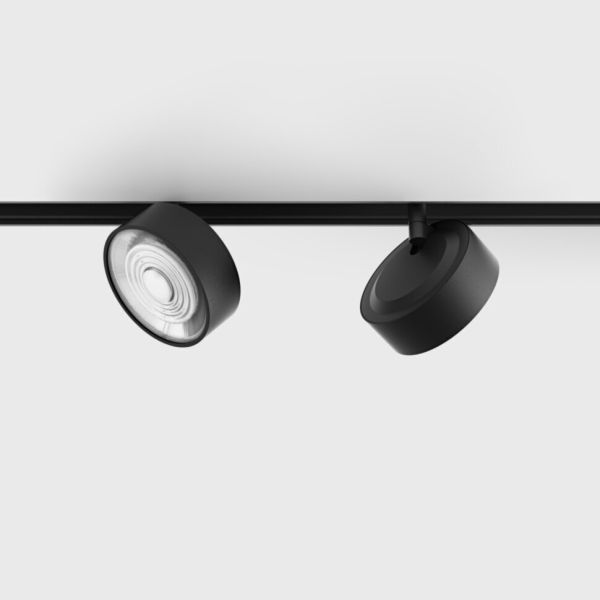 Магнітний трековий світильник LTX 06.7526.7.930.BK.DALI.4x In_line Sol Mini