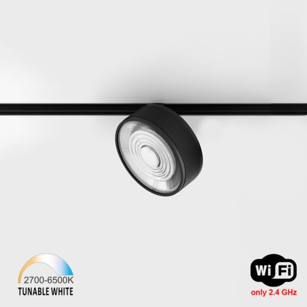 Магнітний трековий світильник LTX 06.9533.13.TW.BKG/BK In_line Sol Tw