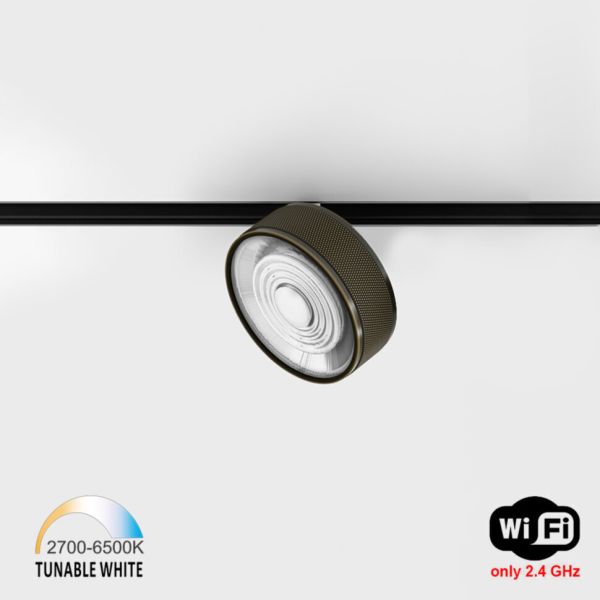 Магнітний трековий світильник LTX 06.9533.13.TW.BZG/BK In_line Sol Tw