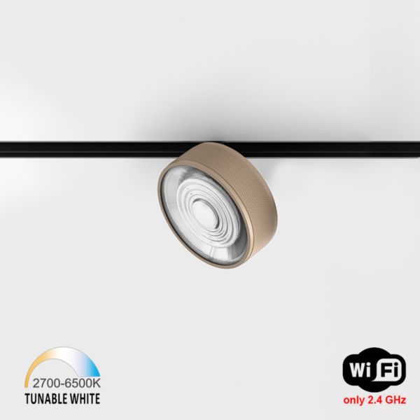 Магнітний трековий світильник LTX 06.9533.13.TW.SBG/BK In_line Sol Tw