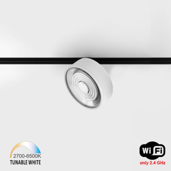 Магнітний трековий світильник LTX 06.9533.13.TW.WHG/BK In_line Sol Tw