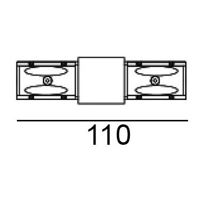 Прямое соединение LTX 06.SE180HR.BK In_Line S Corner 180