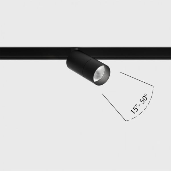 Магнитный трековый светильник LTX 09.0369.6.940.BK In_Ring Zoom S