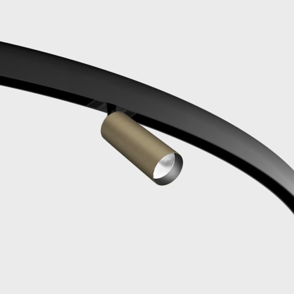 Магнитный трековый светильник LTX 09.0514.19.930.BZ/BK In_Ring Tub M A 140