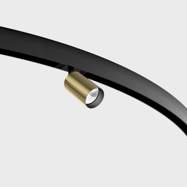 Магнитный трековый светильник LTX 09.0591.13.930.BR/BK In_Ring Tub M A 90