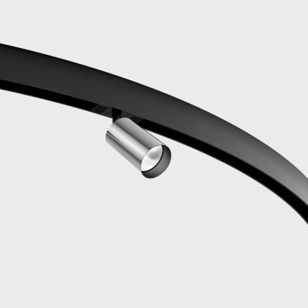 Магнитный трековый светильник LTX 09.0591.13.940.CR/BK In_Ring Tub M A 90
