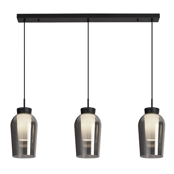 Подвесной светильник Mantra 8285 Nora -black/marmol